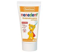 Nenedent Children's Toothpaste - Triple Protection Against Caries - Hardens The Enamel of Milk Teeth - 1,000 ppm - 13% Xylitol Content - Vegan and No Dyes - 1 x 50 ml