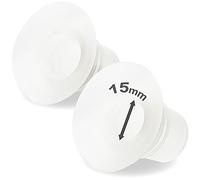 Nenesupply 15mm Flange Insert Compatible with Elvie Stride Flange Pump Parts Momcozy Medela Flange Spectra Willow Reduce 24mm to 15mm Use as Elvie Inserts Medela Insert Momcozy Insert