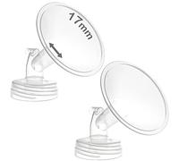 Nenesupply 17mm 2pc Flanges Compatible with Spectra S1 Spectra S2 Synergy Gold Breastpumps Replacement to Spectra Pump Parts and Spectra Flange Replace Spectra S2 Parts and Spectra Accessories