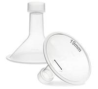 Nenesupply 19mm Breastshield Flange Compatible with Lansinoh Breastpump. Not Original Lansinoh Pump Parts. Replace Lansinoh Flange ComfortFit. Work with Lansinoh SignaturePro SmartPump Manual Pumps