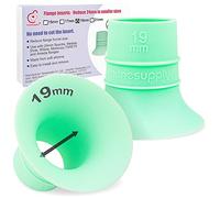 Nenesupply 2nd Generation 19mm Flange Inserts Compatible with 24mm Flange of Elvie OG Elvie Stride Spectra Momcozy Willow Reduce 24mm to 19mm Replace Elvie Inserts Not Original Elvie Pump Parts