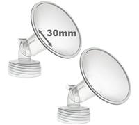 Nenesupply 2pc 30mm Flanges Compatible with Spectra S2 Spectra S1 9 Plus Breastpumps Replacement to Spectra Pump Parts and Spectra Flange. Compatible with Spectra S2 Parts and Spectra 30mm