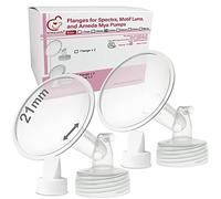 Nenesupply Compatible 21mm Flange and Duckbill Valves for Spectra S1 Spectra S2 Breastpump Not Original Spectra Pump Parts Replace Spectra S2 Accessories and Flange Not Original Spectra Duckbill Valve