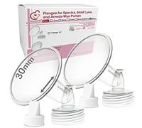 Nenesupply Compatible 30mm Flanges Valves for Spectra S1 Spectra S2 Breastpump Not Original Spectra S2 Accessories Not Original Spectra Pump Parts Replace Spectra S2 Flange and Spectra Duckbill Valves