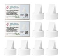 Nenesupply Compatible Duckbill Valves for Spectra S1 Accessories Spectra S2 9 Plus Breast Pump Not Original Spectra Pump Parts Not Original Spectra S2 Accesssories Replace Spectra Valves (8pc White)