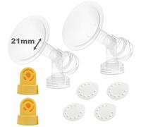 Nenesupply Compatible Pump Parts for Medela Breastpump Not Original Medela Pump Parts 21mm Small Breastshield Valve Use on Medela Pump In Style Medela Symphony Medela Swing Replace Medela Breastshield