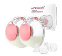 Nenesupply Handsfree Wearable Breastmilk Collection Cara Cups Caracups Compatible with Spectra S1 S2 9 Plus Lansinoh Momcozy V1 Breast Pumps 24mm Silicone Flanges Replacement for Spectra Pump Parts