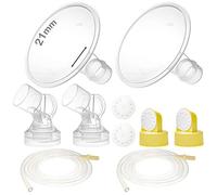 Nenesupply Pump Parts 21mm Compatible with Medela Pump in Style Breastpump Not Original Medela Pump Parts Replace Medela Flange Medela Personalfit Connector Valve Membrane Tubing