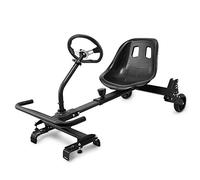 NENGGE Hover Go Karts Cart Adjustable Hoverkart Hoverboard Seat Self Balancing Scooter Accessory Compatible with 6.5" 8" and 10" Segway, Conversion Kit, Gift for Children,Black