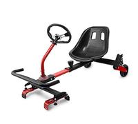 NENGGE Hover Go Karts Cart Adjustable Hoverkart Hoverboard Seat Self Balancing Scooter Accessory Compatible with 6.5" 8" and 10" Segway, Conversion Kit, Gift for Children,Red