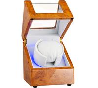 NENGKAFU Watch Winders For Automatic Watches,Automatic Watch Winder with Quiet Motor,Sing Watch Winder Box With Led Light,Soft and velvet watch pillow, Watch Winder with a high-end piano lacquer