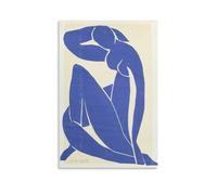 NENGKUAI Henri Matisse Poster Blue Nude Wall Art Poster Canvas Print Decorative Painting; Unframe; 08x12inch(20x30cm)