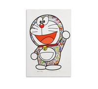 NENGKUAI Takashi Murakami Poster Smiley Flower Works Hip Hip Hurrah Wall Art Poster Canvas Print Decorative Painting; Unframe; 16x24inch(40x60cm)