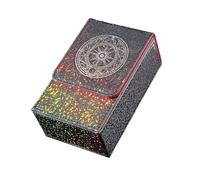Nenkarn Sun and Moon Leather Tarot Card Case, Velvet Lined, Black