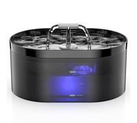 Nenozi Cat Water Fountain for Drinking, 2.2L Automatic Dog Drinking Fountain with Super Silent Pump and Activated Carbon Filter Fountain Water Bowl for Pets