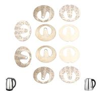 NentMent 10 Pack Electric Kettle Thermostat Snap Disc Replacement Temperature Control Steam Sensor Switch Shutoff Thermostat Bimetal Thermodisc for Stainless Steel Electric Tea Kettle Hot Water Boiler