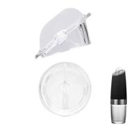 NentMent 2 Pack Dust Cover Cap Replacement Lids for Gravity Electric Salt and Pepper Grinder Mill Set Adjustable Coarseness Battery Powered with LED Light Version Automatic Shakers