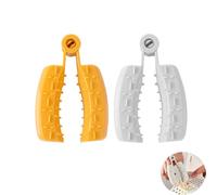 NentMent 2 Pack Finger Guards Knuckle Protector Non-Slip Clips Handle Grip Safety Hand Guard for Mandoline Slicers Cheese Grater Handheld Chopping Grating Cutting Slicing Fruits Vegetables Veggies