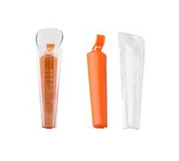 NentMent 2 Pack Yeast Measuring Spoon Transparent Scale Cup 1-6 Grams 6g Weighing Measurer with Sealing Clip Attachement for Bakery Yeast Instant Dry Powder Measurement Containers Bag Bread Making