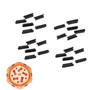 NentMent 24 Pack Slow Feeder Non-Slip Feet Replacement Rubber Strip Bottom Pad Grips for Dog Bowl Turquoise Pet Cat Puppy Puzzle Slow Eating Feeders