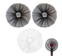 NentMent 3 Pack Pedestal Fan Safety Protection Cover 18'' Oscillating Stand Fan Guard Dust Cover Safety Finger Protection Mesh Screen Cover for Kids Oscillating Fan Floor Fan Industrial Drum Fan