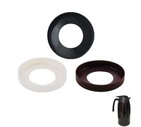 NentMent 3 Pack Thermal Coffee Carafe Boot Silicone Thermal Thermos Bottom Protector Low Profile Sleeve for 64 oz Insulated Water Bottle Wide Mouth Vacuum Growler 70oz 68oz Airpot Coffee Dispenser