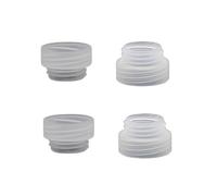 NentMent 4 Pack Spring Water Bottle Thread Changer to Soda Bottle Caps Adapter Converter for Bottle Cap Sprinkler Pet Shower Attachment Sprayer Head Dog Water Dispenser