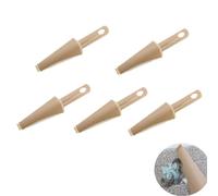 NentMent 5 Pack Flat Mop Cleaning Scraper Microfiber Pads Brush Cleaner Heavy Duty Hair Removal Tool Attachment for Wet Dry Spray Mops Head Floor Buckets System