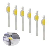 NentMent 6 Pack Bidet Sprayer Cleaning Brush with Sponge Scrubber Bristles Smart Toilet Spraying Nozzle Brushes for Bidet Attachment Smart Bidet Toilet Seat Electronic Bidets Warm Water Air Dryer Tube