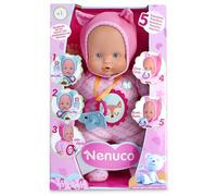 Nenuco 25cm Doll with 5 Interactive Functions and Baby Sounds For Ages 10 months +