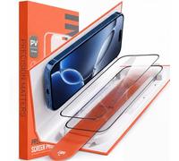 NENUNI 2 Pack Privacy Screen Protector for iPhone 17 Pro Max | Silk-Print Black Edge, 10H Hardness Military-Grade Shatterproof, Anti-Spy Anti-Fingerprint, Bubble-Free Easy Installation