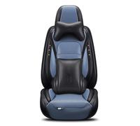 nenyan Universal Car Seat Covers waterproof leather Full Set, To Fit Most Cars, Side Airbag Compatible - Blue Luxury