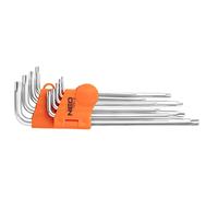 Neo 09-526 Torx Keys T10-T50, 9 pcs Set, Set of 9 Pieces