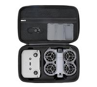 NEO 2 Case, Carrying Case for DJI NEO 2 Fly More Combo Accessories, Waterproof Portable PU Storage Shoulder Bag for DJI RC-N3 Remote Controller, 4 Batteries and Charging Hub (Black with Pattern)