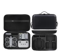 Neo 2 Case, Travel Carrying Bag for DJI Neo 2 Fly More Combo Accessories Portable EVA Storage Shoulder Case Organizer Box for Neo 2, RC-N3 Remote Controller, Batteries and Charging Hub (Black A)
