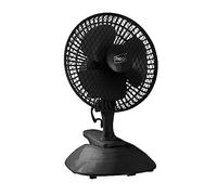Neo 2 in 1 Mini Clip Base Mount Desk 2 Speed 360 Adjustable Portable Cooling Desktop Bedroom Pram Treadmill Fan (Black)