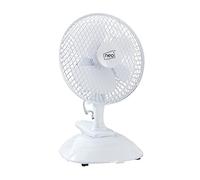 Neo 2 in 1 Mini Clip Base Mount Desk 2 Speed 360 Adjustable Portable Cooling Desktop Bedroom Pram Treadmill Fan (White)
