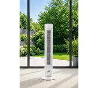Neo 29" Free Standing 3 Speed Tower Fan in White Neo White