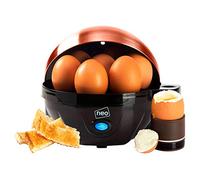 Neo 3 in 1 Durable Kitchen Electric Egg Cooker, Boiler, Poacher Poached Boiled & Omelette Maker Machine Steamer with Timer (Black and Copper)