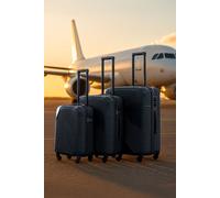 Neo 3 Piece Hard Shell Luggage Suitcase Set in Navy | Size: 3 Pack Neo Navy 3 Pack