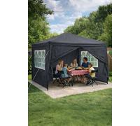 Neo 3Mx3M Light Weight Gazebo Waterproof Party Tent Camping Canopy Marquee in Dark Grey Neo Dark Grey