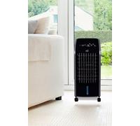 Neo 4 Litre 80W Oscillating Portable Evaporative Air Cooler Fan with Remote Control in Black Neo Black