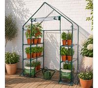 Neo 4 Tier Mini Greenhouse Indoor Outdoor Cover Grow House Steel Frame