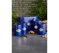 Neo 5 Piece Kitchen Canister Set in Dark Navy Neo Dark Navy