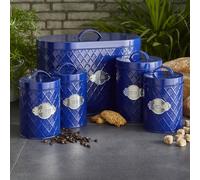 Neo 5 Piece Kitchen Canister Set in Dark Navy Neo Dark Navy