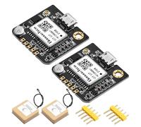 NEO-6M GPS Module Navigation Satellite Receiver 2Pcs - Compatible with 51 Microcontroller STM32 Arduino UNO R3 with Antenna