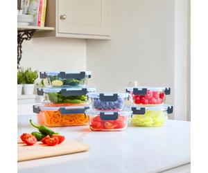Neo 7Pc Glass Food Storage Container Set