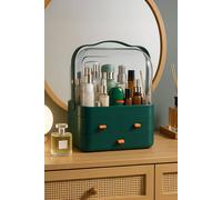 Neo Acrylic Makeup Organiser Cosmetic Storage Box In Dark Green Dark Green