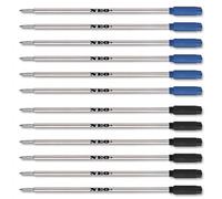 NEO+ Ballpoint Pen Refills Compatible with Cross; Compatible with Sheaffer | 12 refills:6 blue+6 black; 11.6cm; medium tip (1mm). Compatible with Cross 8511/8513; compatible with Sheaffer 8511SH/8513SH.