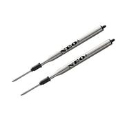 NEO+ Ballpoint Pen Refills Compatible with Lamy M16 - Blue Ink, 2 Pack - Fits Safari, AL-Star, Studio, Scala, 2000 & More - Smooth Writing Replacement Cartridge